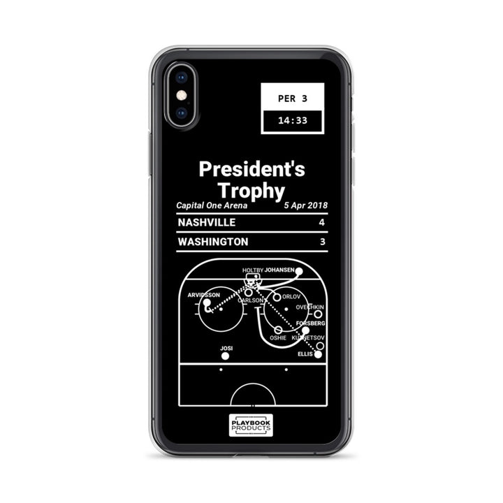 Nashville Predators Greatest Goals iPhone Case: President's Trophy (2018)