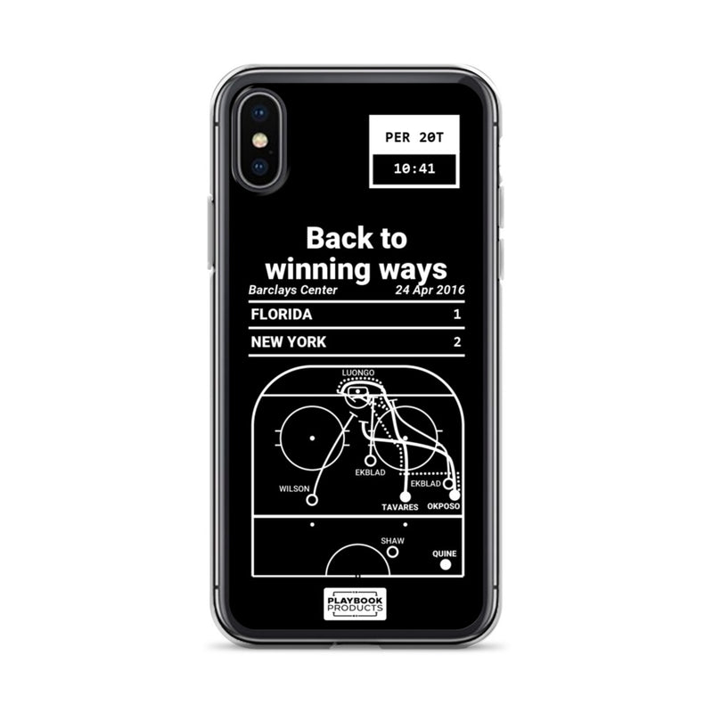 Greatest Islanders Plays iPhone Case: Back to winning ways (2016)