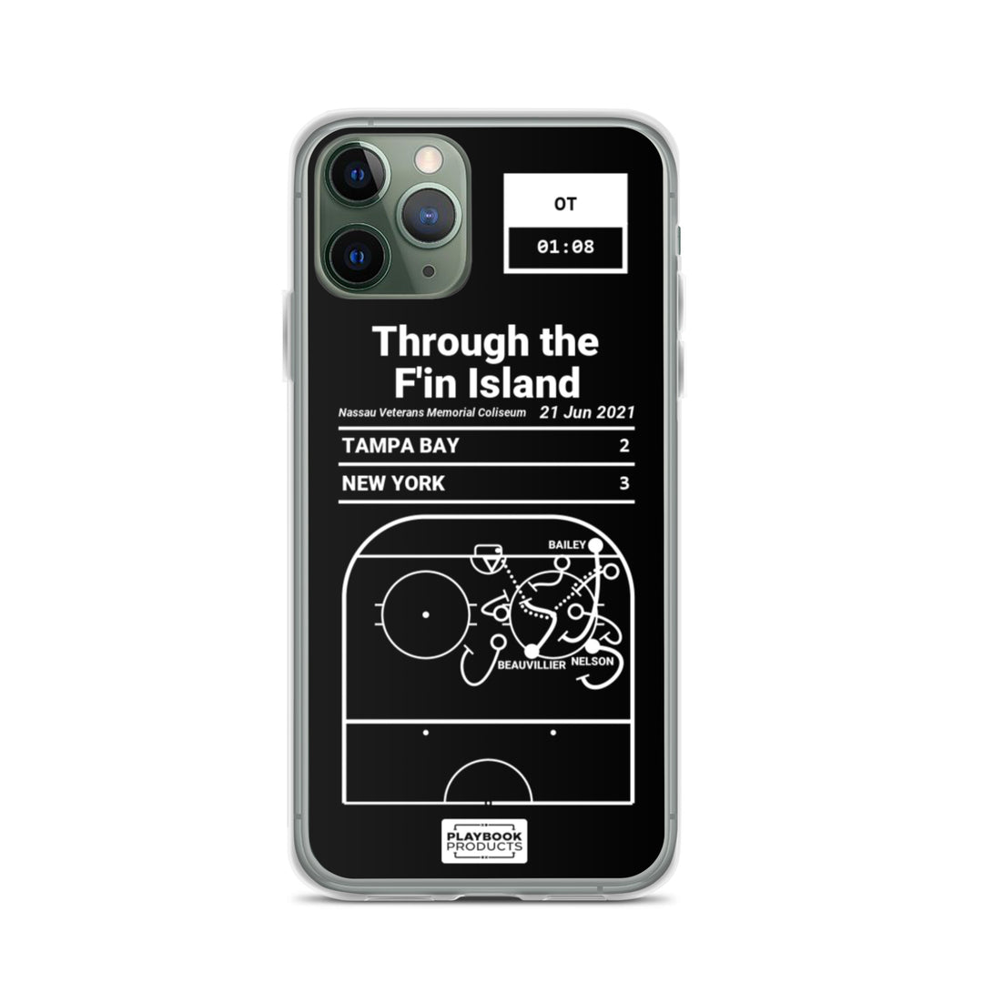 New York Islanders Greatest Goals iPhone Case: Through the F'in Island (2021)
