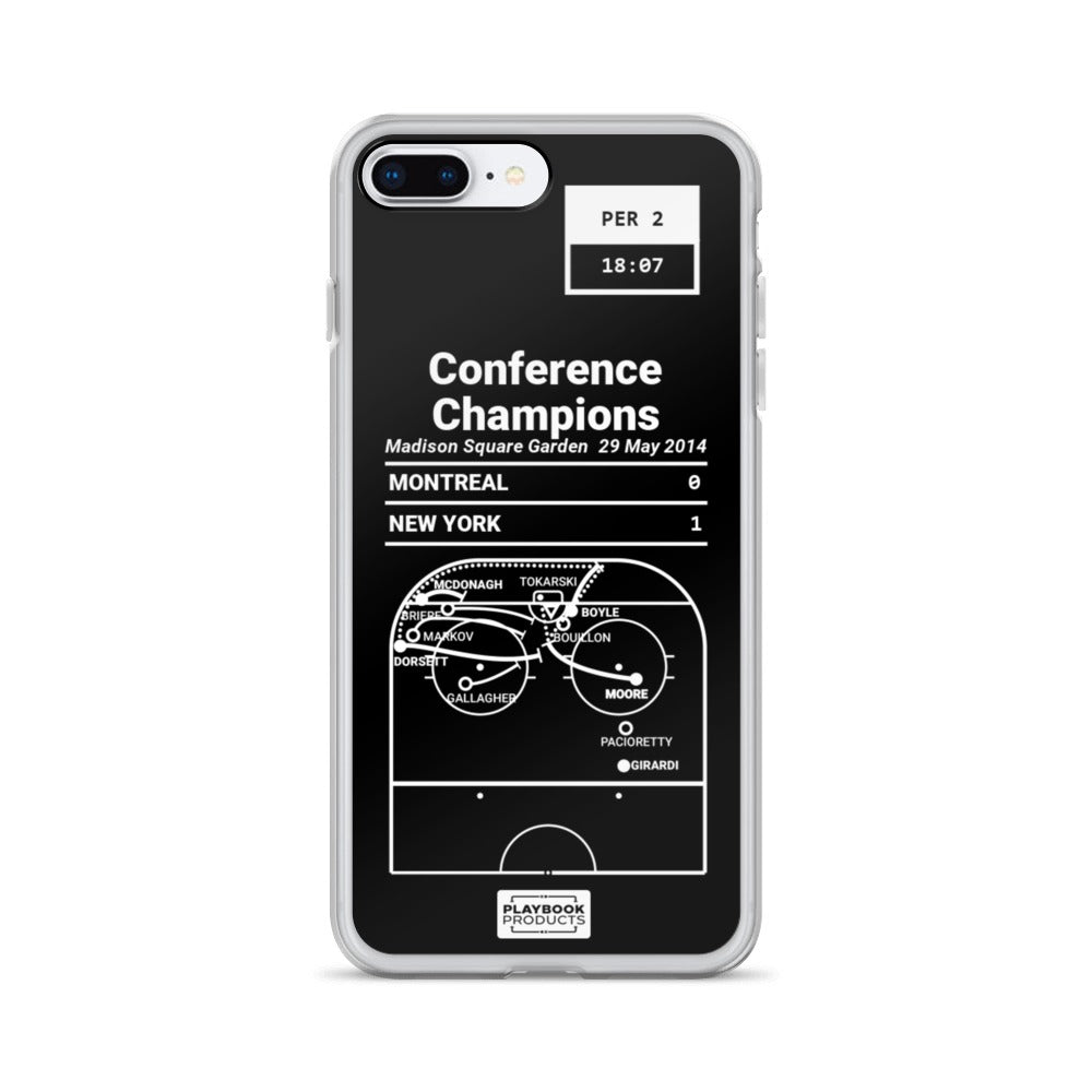 New York Rangers Greatest Goals iPhone Case: Conference Champions (2014)