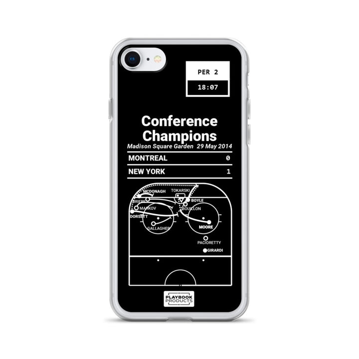 New York Rangers Greatest Goals iPhone Case: Conference Champions (2014)