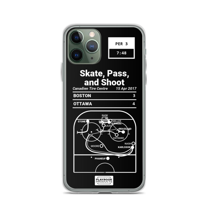 Greatest Senators Plays iPhone Case: Skate, Pass, and Shoot (2017)