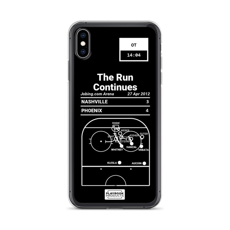 Greatest Coyotes Plays iPhone Case: The Run Continues (2012)