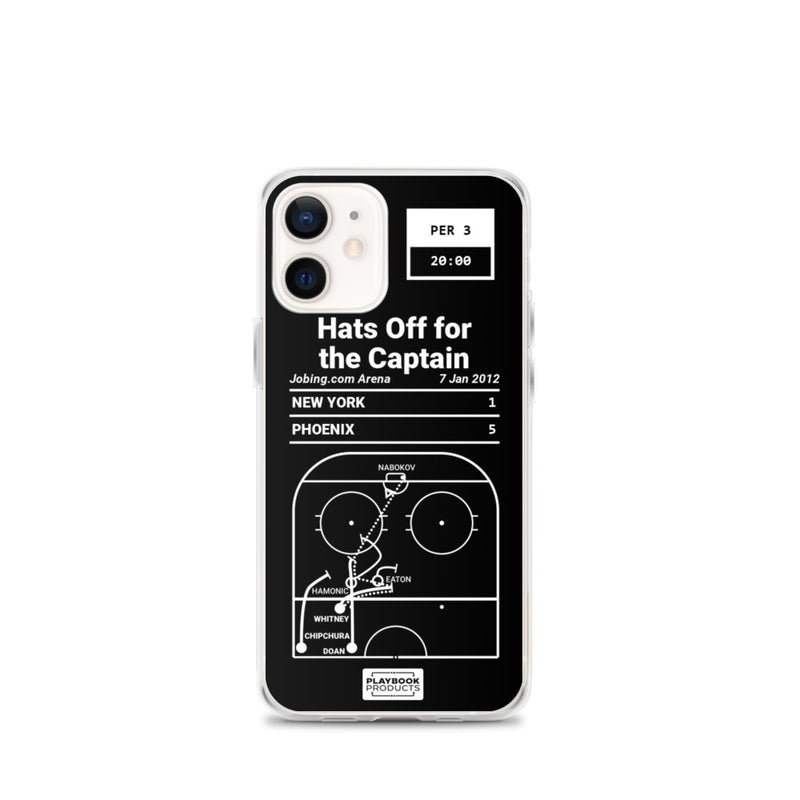 Greatest Coyotes Plays iPhone Case: Hats Off for the Captain (2012)