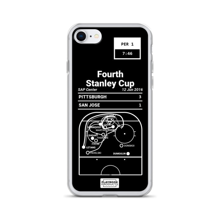 Pittsburgh Penguins Greatest Goals iPhone Case: Fourth Stanley Cup (2016)