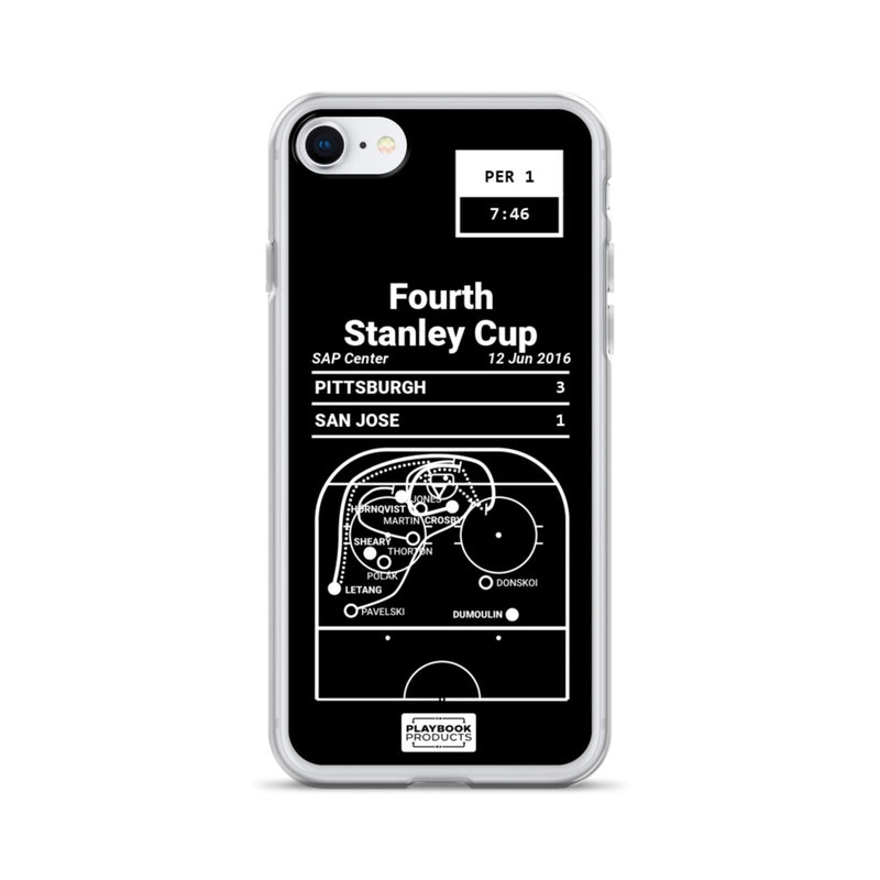 Greatest Penguins Plays iPhone Case: Fourth Stanley Cup (2016)