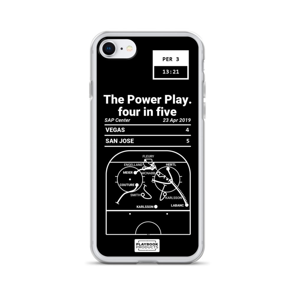 Greatest Sharks Plays iPhone Case: The Power Play. four in five (2019)