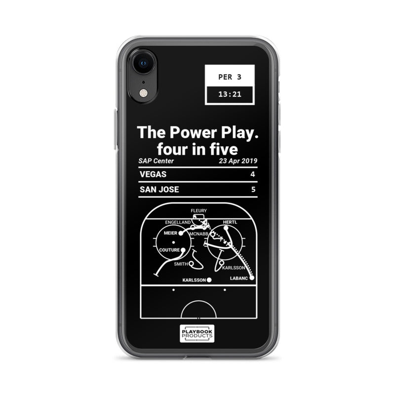 Greatest Sharks Plays iPhone Case: The Power Play. four in five (2019)