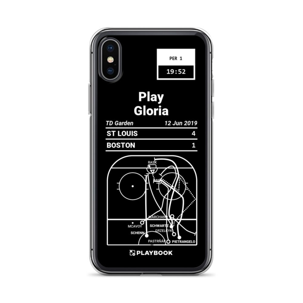 St Louis Blues Greatest Goals iPhone Case: Play Gloria (2019)