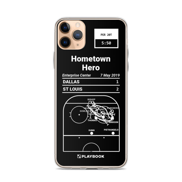 St Louis Blues Greatest Goals iPhone Case: Hometown Hero (2019)