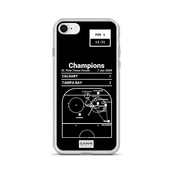 Tampa Bay Lightning Greatest Goals iPhone Case: Champions (2004)