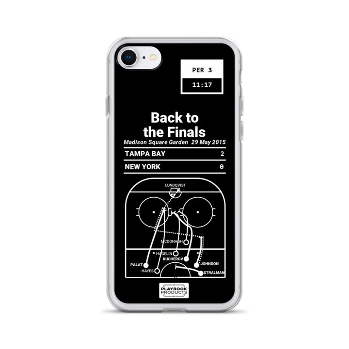 Tampa Bay Lightning Greatest Goals iPhone Case: Back to the Finals (2015)