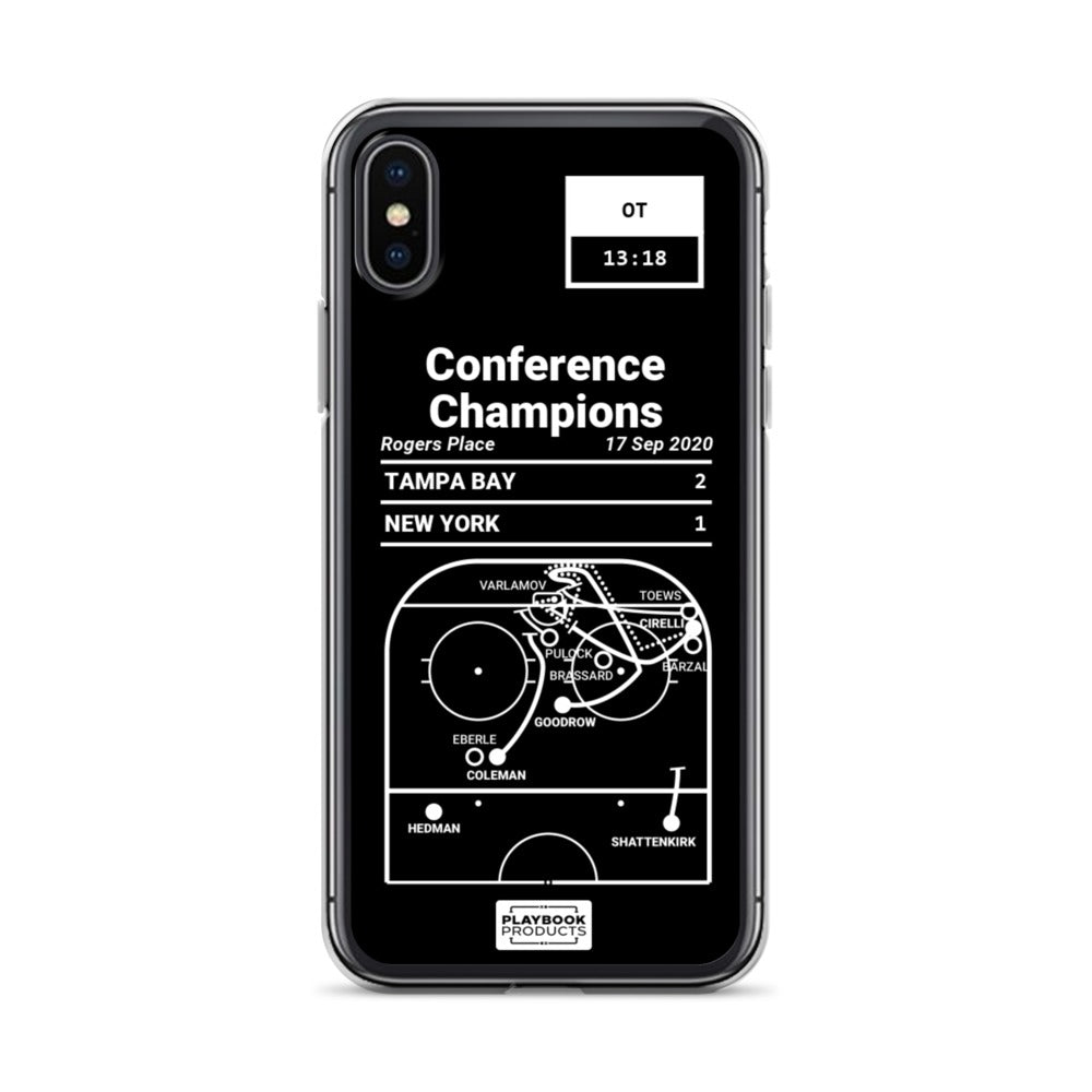 Tampa Bay Lightning Greatest Goals iPhone Case: Conference Champions (2020)