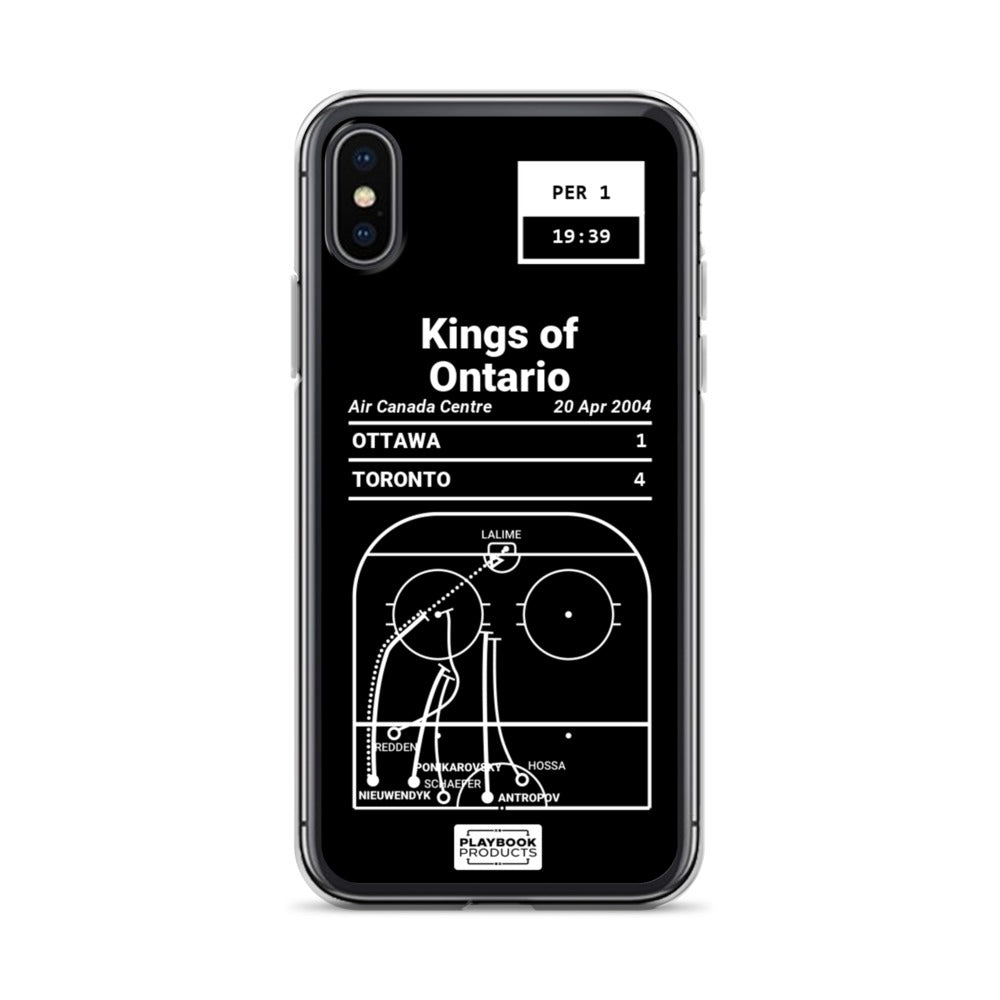 Toronto Maple Leafs Greatest Goals iPhone Case: Kings of Ontario (2004)
