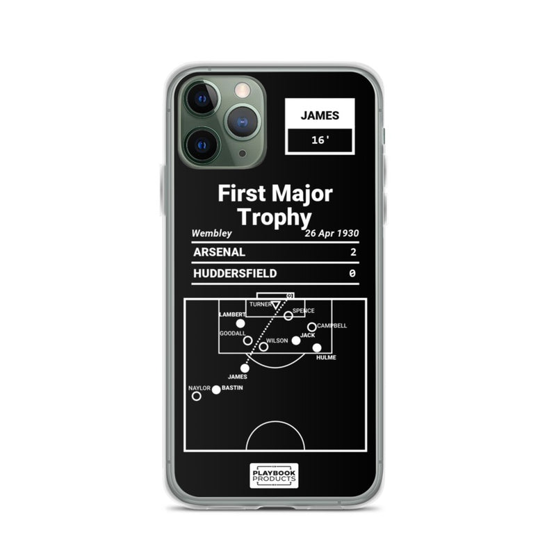 Greatest Arsenal Plays iPhone Case: First Major Trophy (1930)