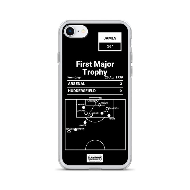 Arsenal Greatest Goals iPhone Case: First Major Trophy (1930)