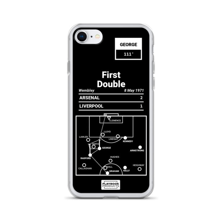 Arsenal Greatest Goals iPhone Case: First Double (1971)