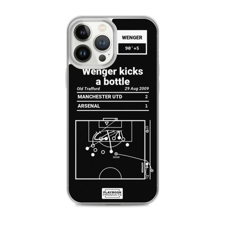 Greatest Arsenal Plays iPhone Case: Wenger kicks a bottle (2009)
