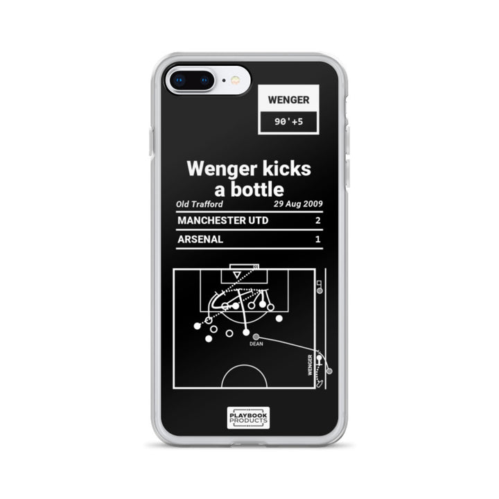 Arsenal Greatest Goals iPhone Case: Wenger kicks a bottle (2009)