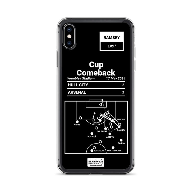 Greatest Arsenal Plays iPhone Case: Cup Comeback (2014)