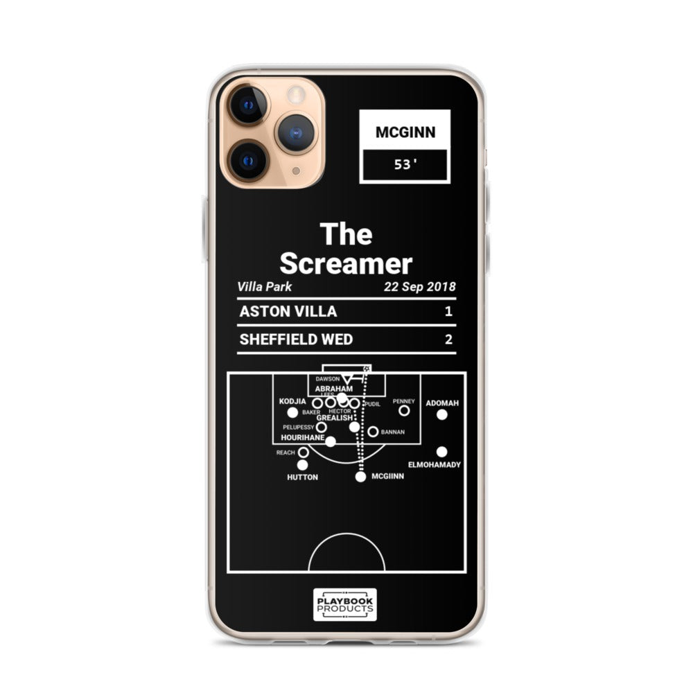 Aston Villa Greatest Goals iPhone Case: The Screamer (2018)