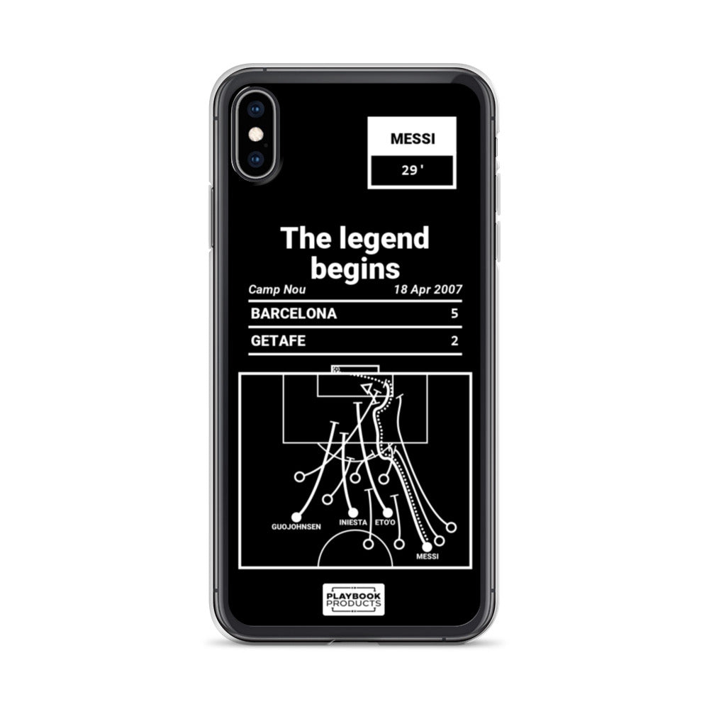 Barcelona Greatest Goals iPhone Case: The legend begins (2007)