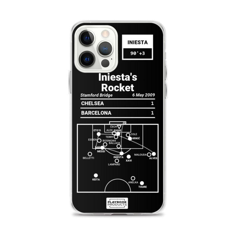 Greatest Barcelona Plays iPhone Case: Iniesta&