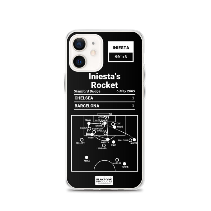 Greatest Barcelona Plays iPhone Case: Iniesta&