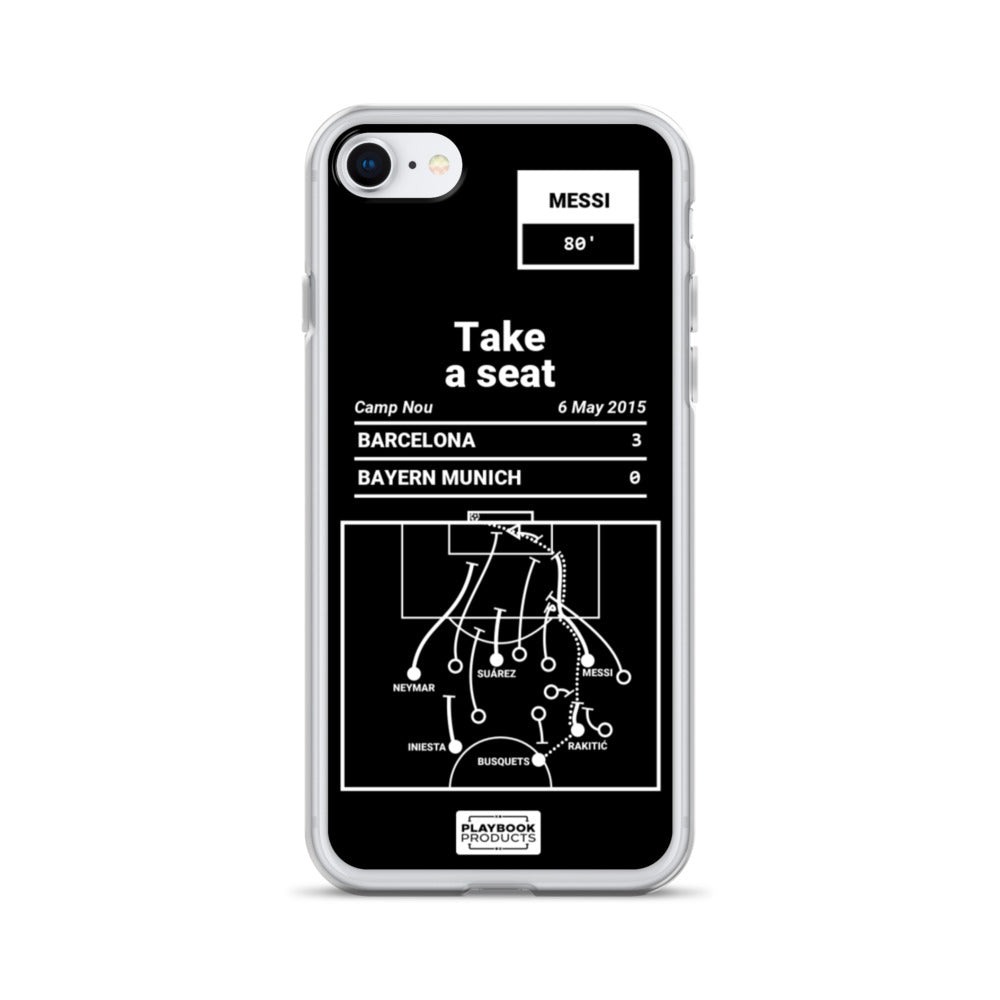 Barcelona Greatest Goals iPhone Case: Take a seat (2015)