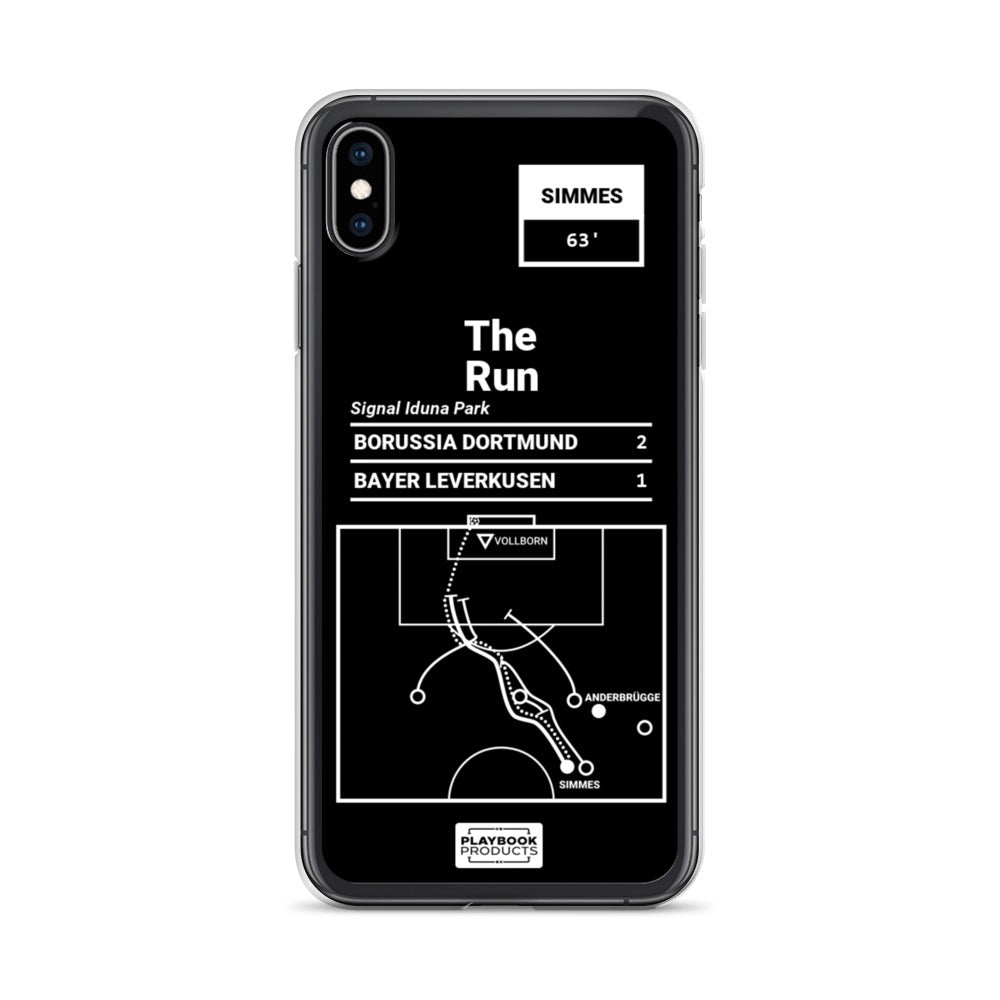 Borussia Dortmund Greatest Goals iPhone Case: The Run (1984)