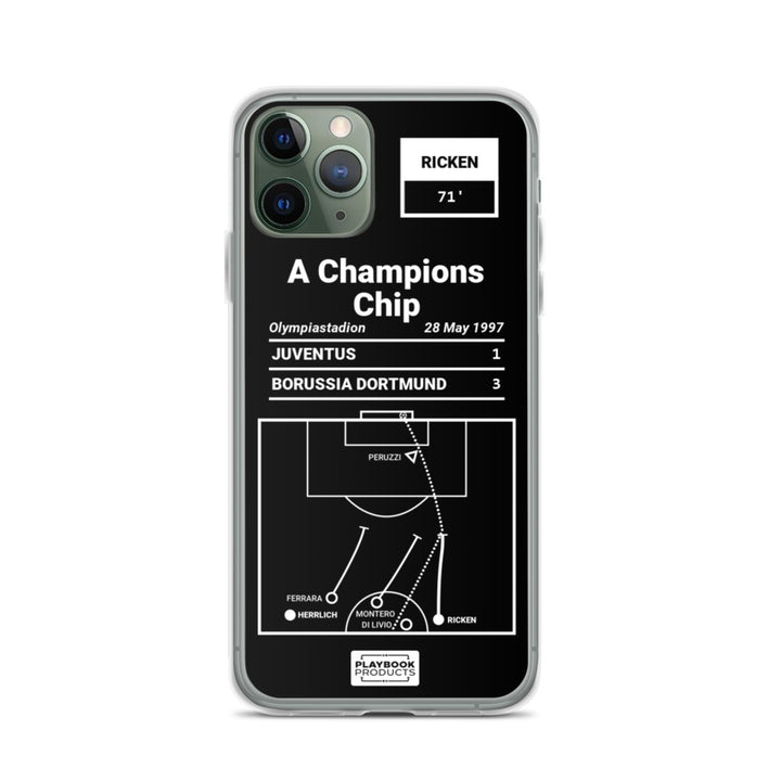 Borussia Dortmund Greatest Goals iPhone Case: A Champions Chip (1997)