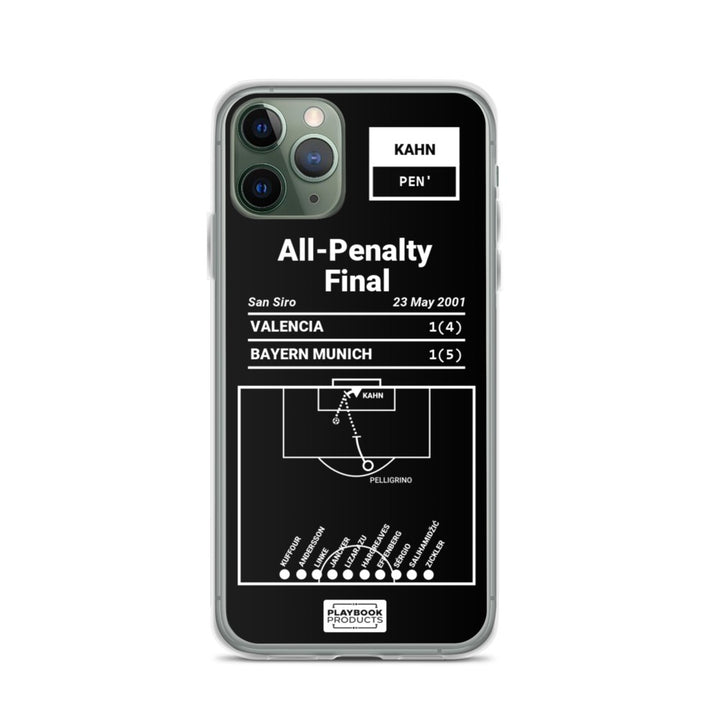 Bayern München Greatest Goals iPhone Case: All-Penalty Final (2001)