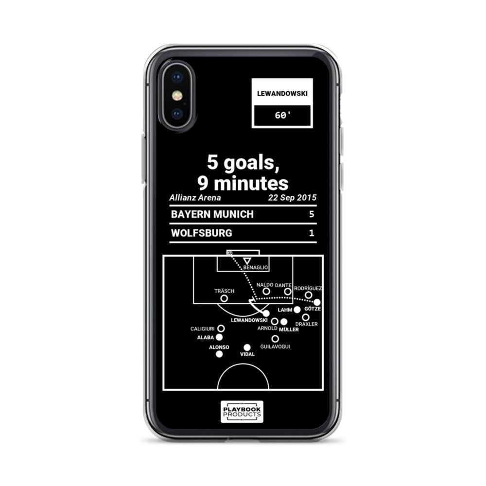 Bayern München Greatest Goals iPhone Case: 5 goals, 9 minutes (2015)