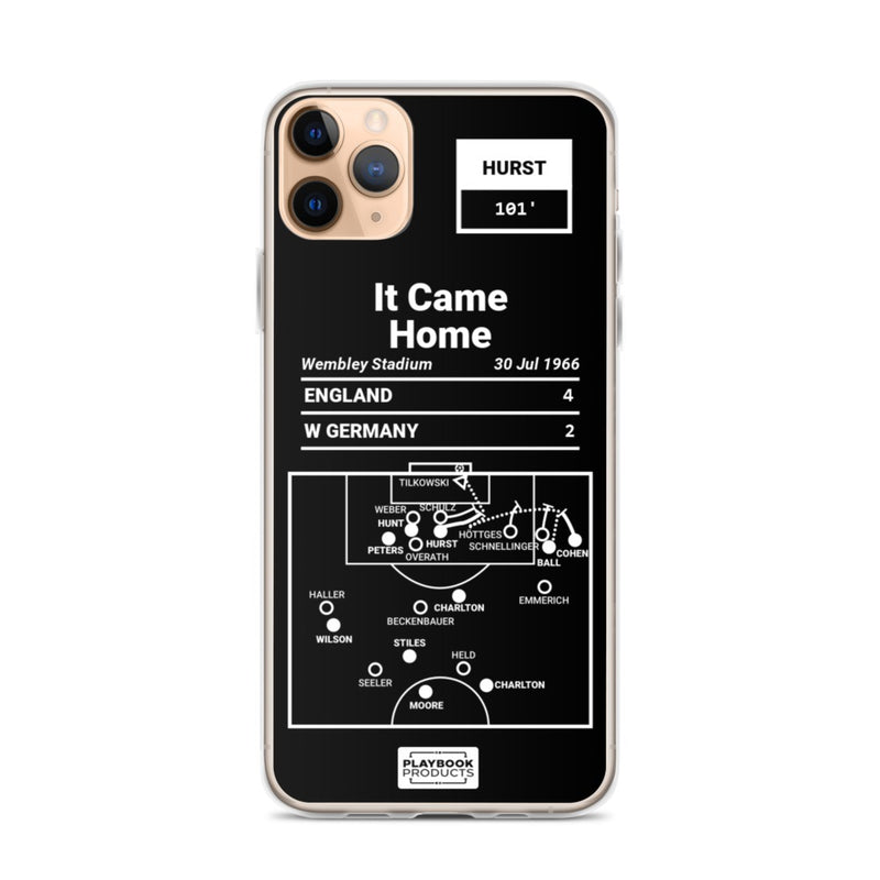 Greatest England Plays iPhone Case: It Came Home (1966)
