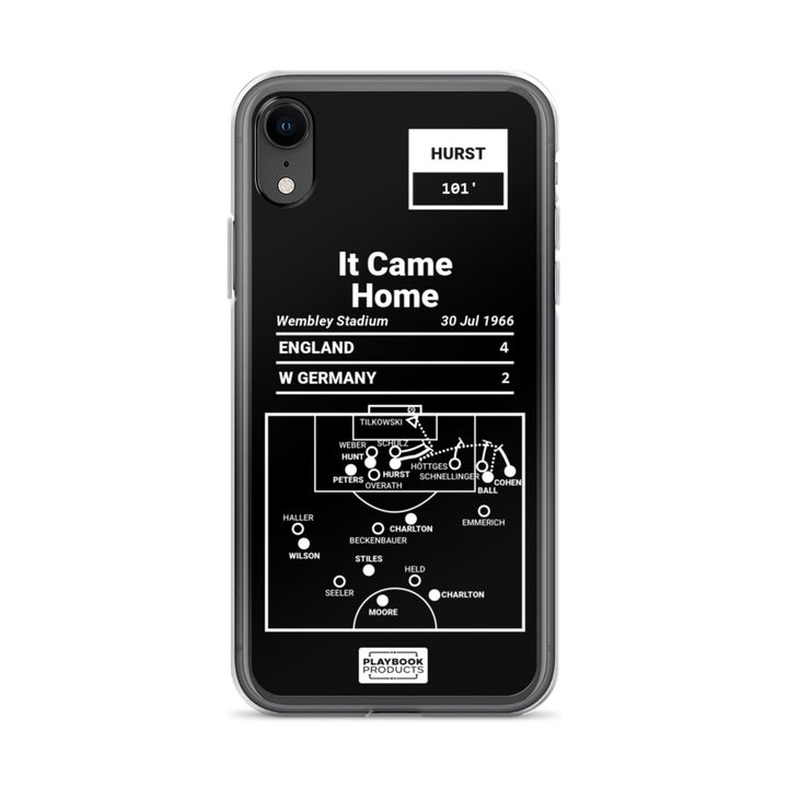 England National Team Greatest Goals iPhone Case: It Came Home (1966)