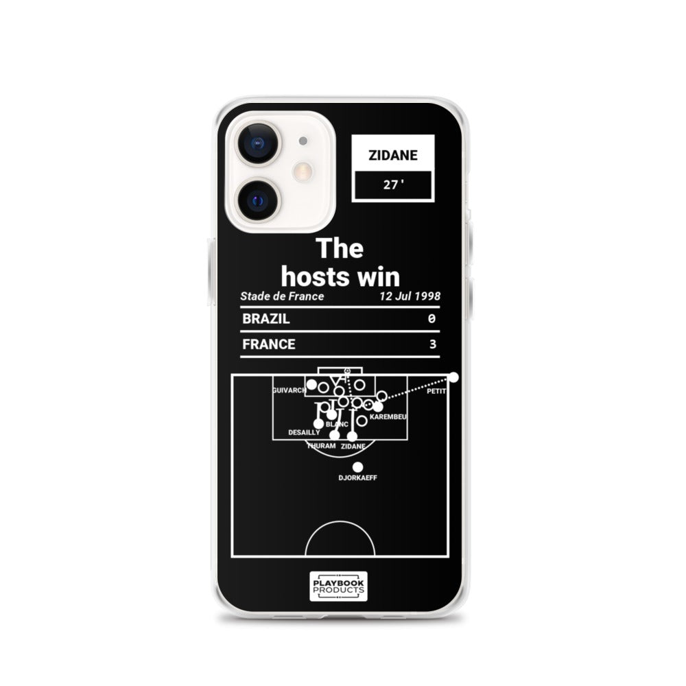 France National Team Greatest Goals iPhone Case: The hosts win (1998)