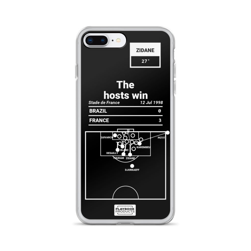 France National Team Greatest Goals iPhone Case: The hosts win (1998)