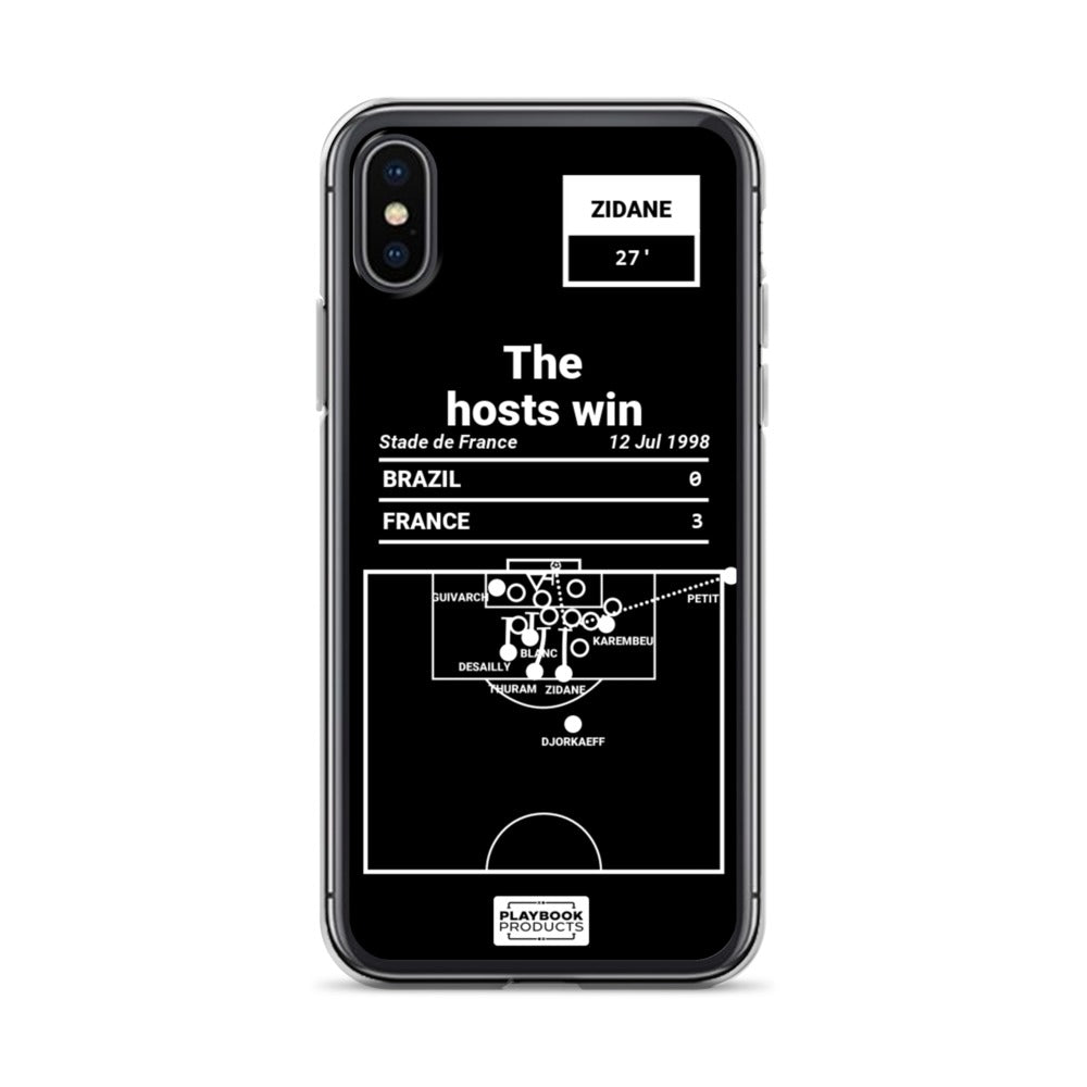 France National Team Greatest Goals iPhone Case: The hosts win (1998)