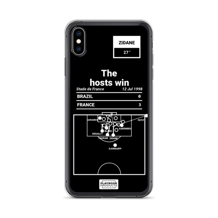 France National Team Greatest Goals iPhone Case: The hosts win (1998)