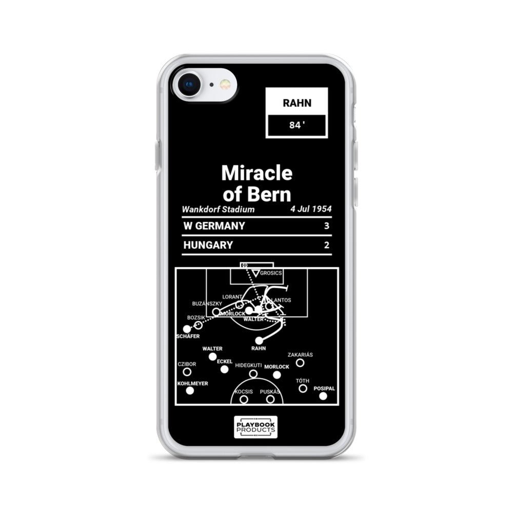 Germany National Team Greatest Goals iPhone Case: Miracle of Bern (1954)