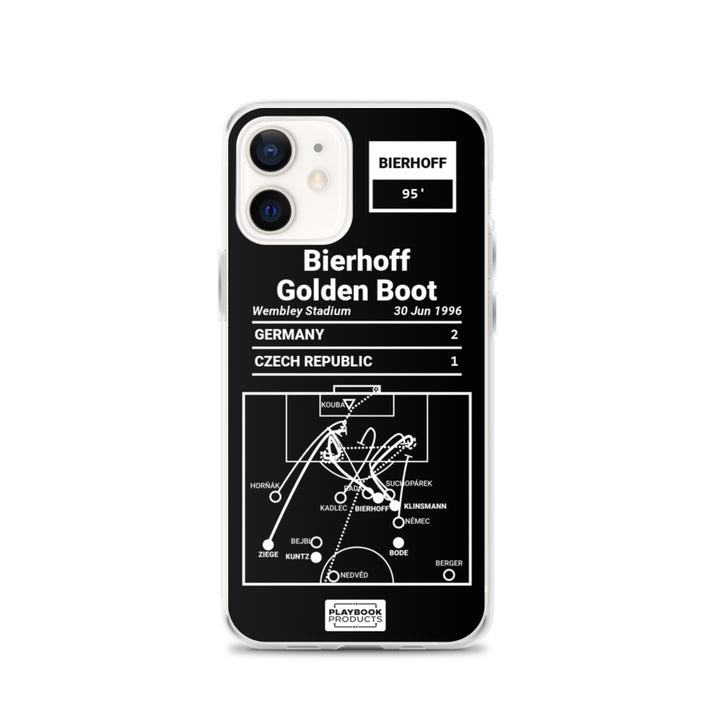 Germany National Team Greatest Goals iPhone Case: Bierhoff Golden Boot (1996)