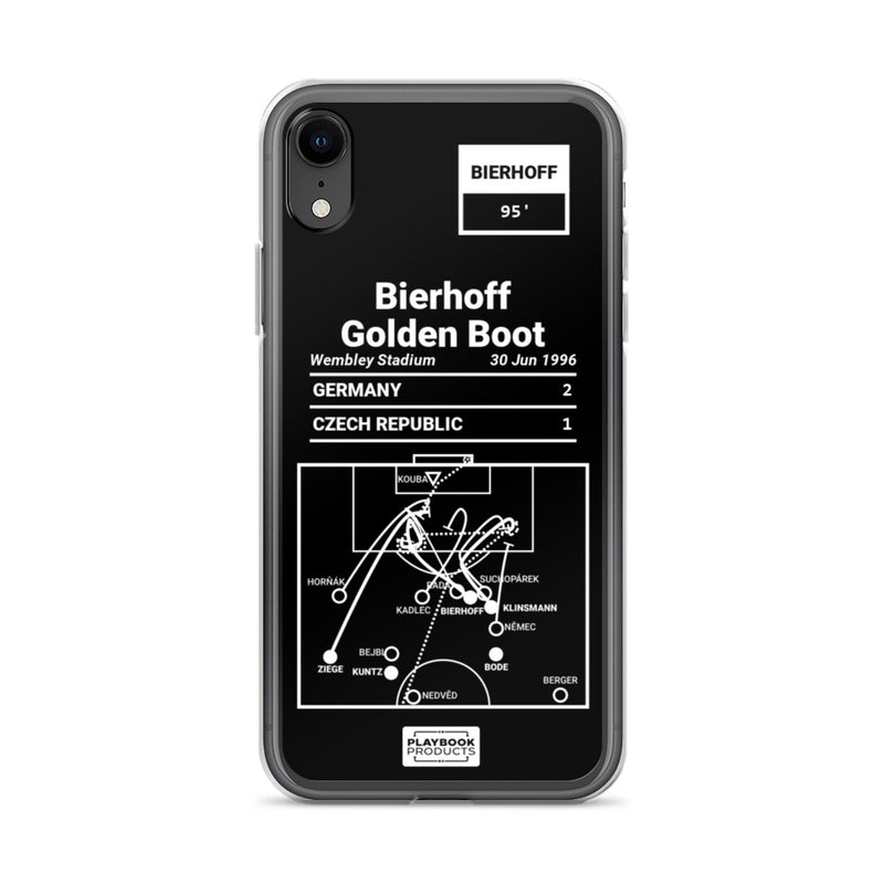 Greatest Germany National Team Plays iPhone Case: Bierhoff Golden Boot (1996)