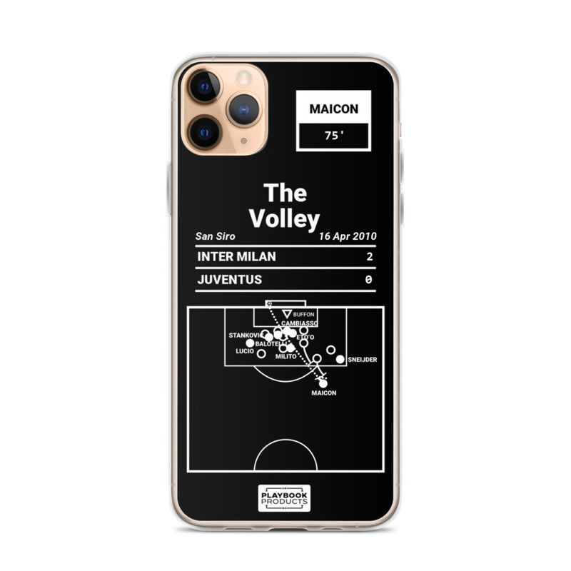 Greatest Inter Milan Plays iPhone Case: The Volley (2010)