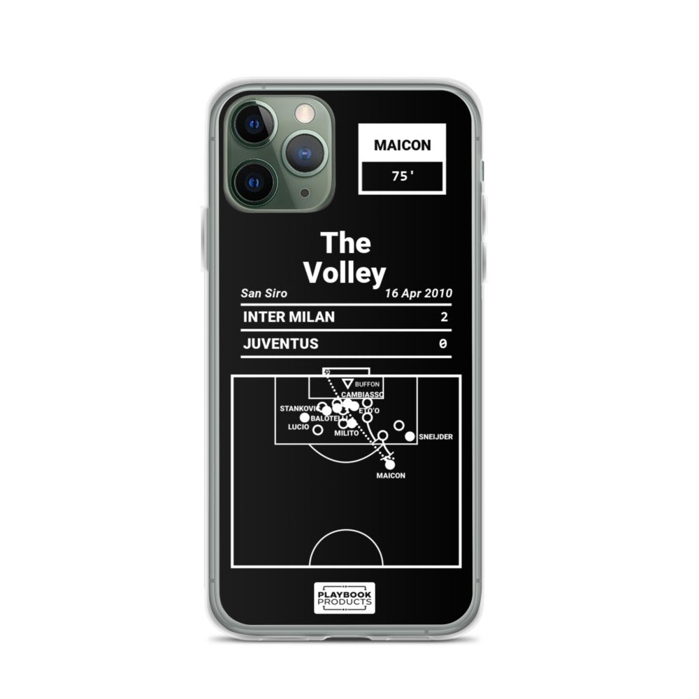 Inter Milan Greatest Goals iPhone Case: The Volley (2010)