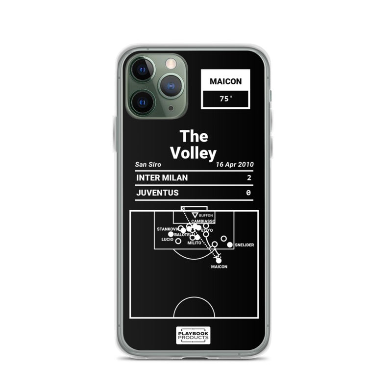 Greatest Inter Milan Plays iPhone Case: The Volley (2010)