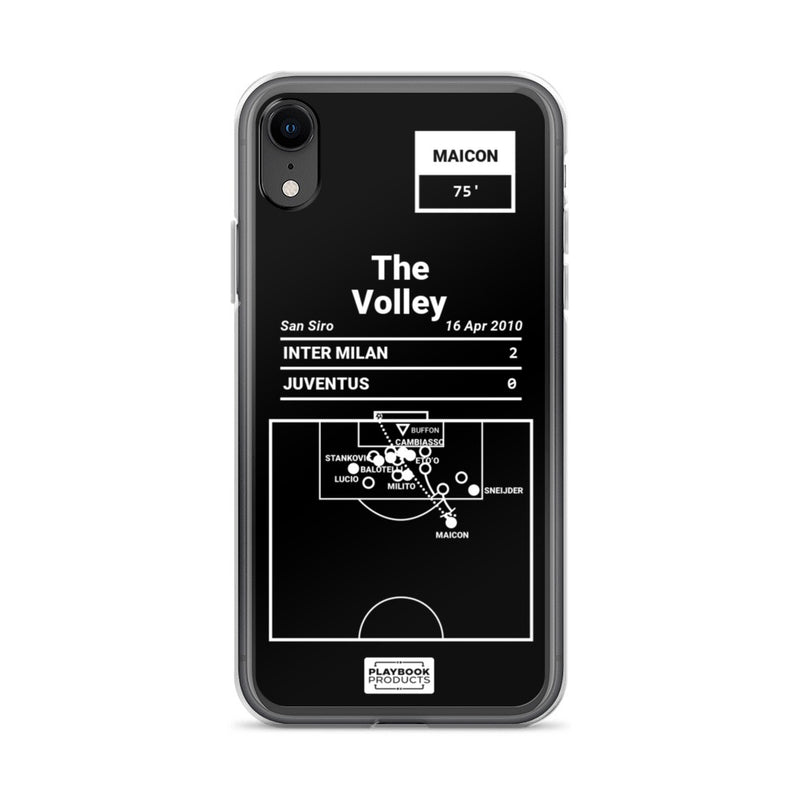 Greatest Inter Milan Plays iPhone Case: The Volley (2010)