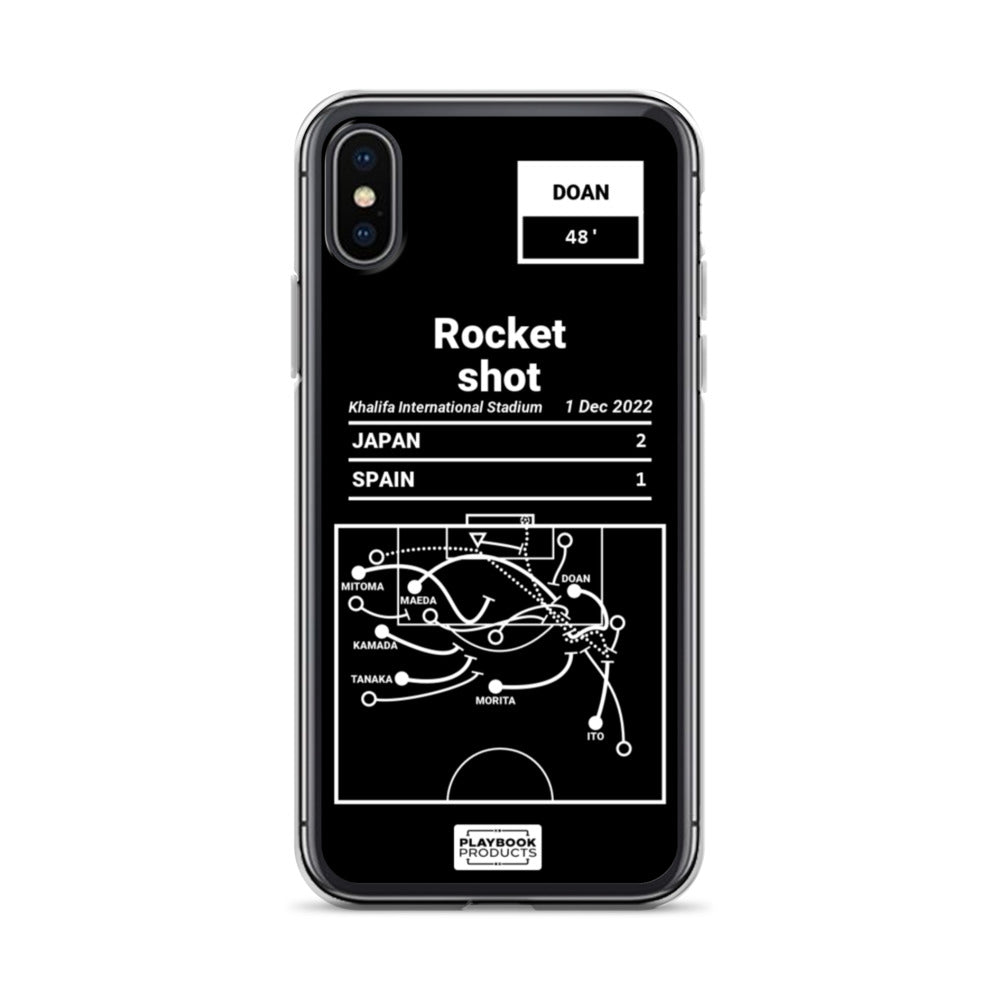 Greatest Japan Plays iPhone Case: Rocket shot (2022)