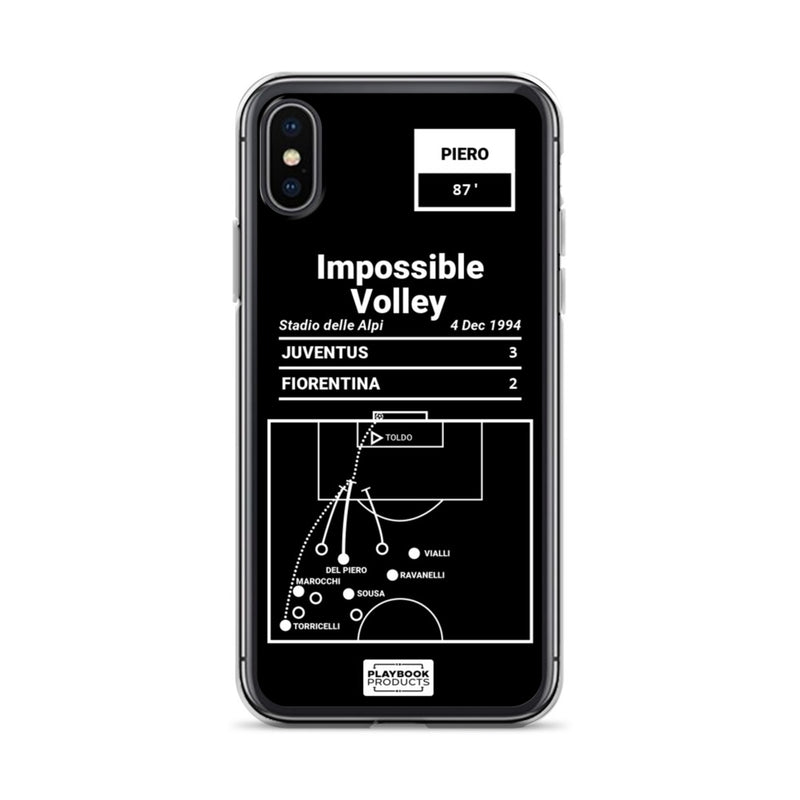 Greatest Juventus Plays iPhone Case: Impossible Volley (1994)