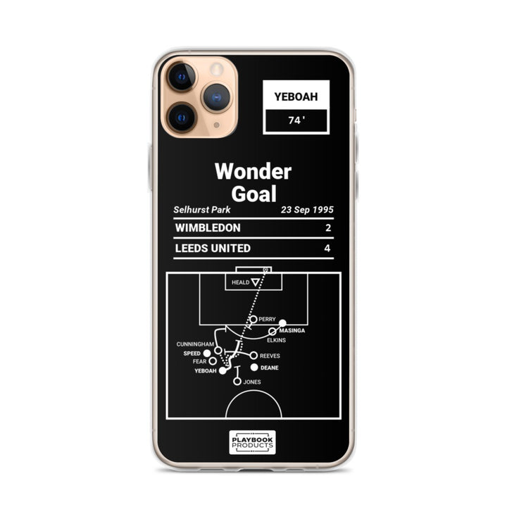 Leeds United Greatest Goals iPhone Case: Wonder Goal (1995)