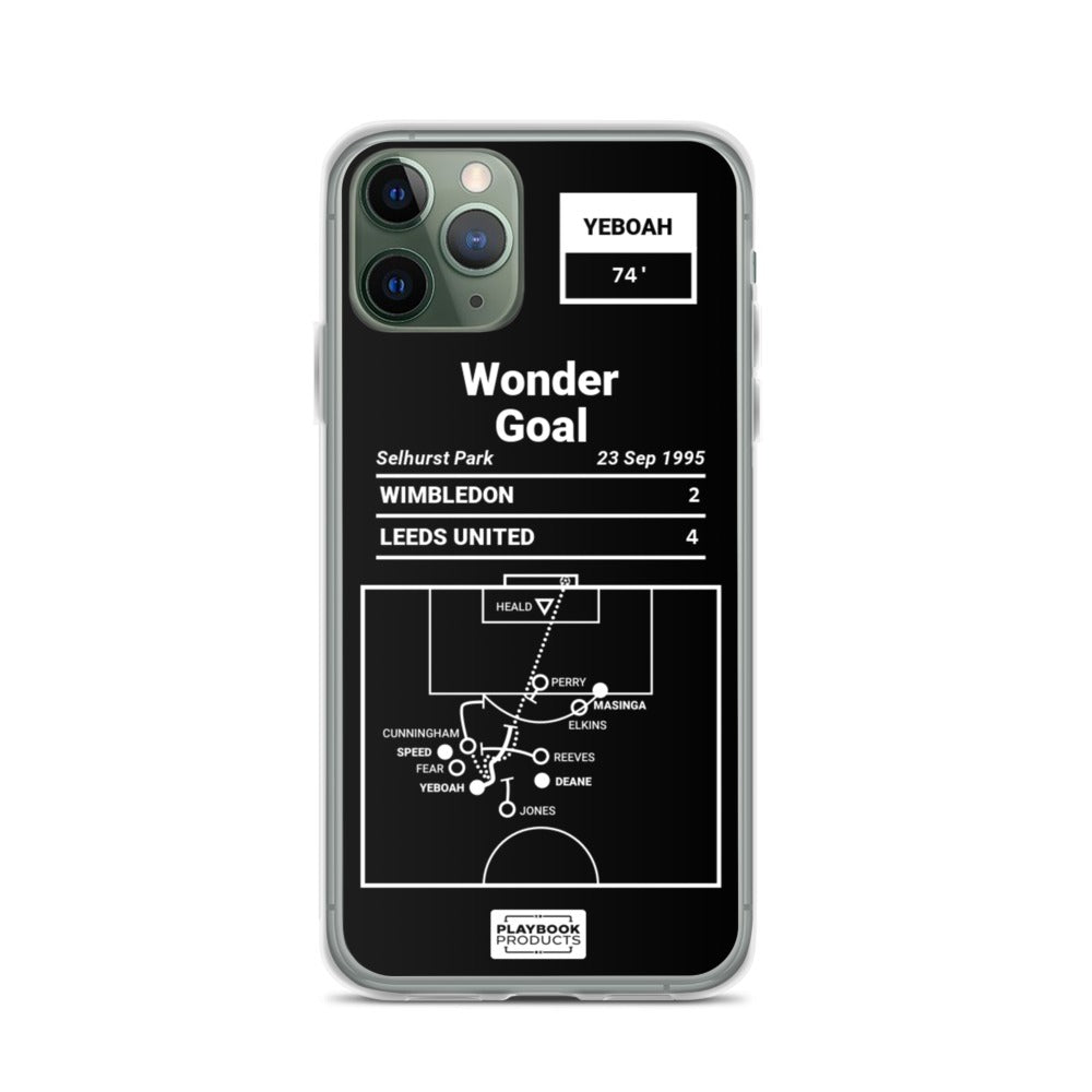 Leeds United Greatest Goals iPhone Case: Wonder Goal (1995)